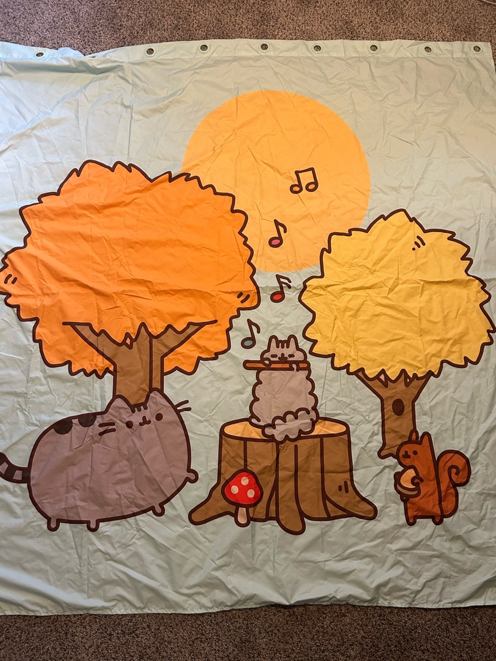 2017 Pusheen Box Exclusive Shower Curtain